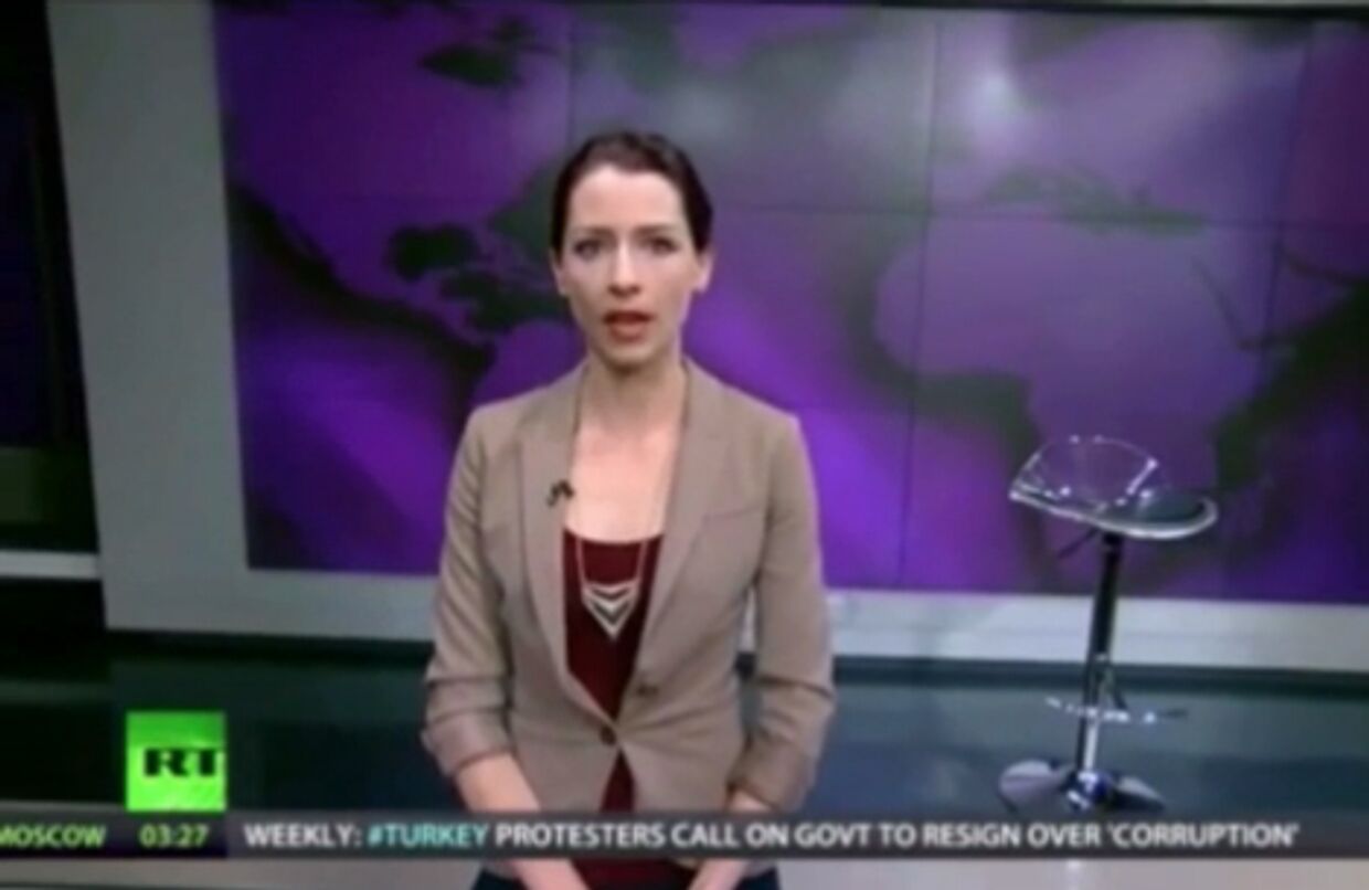 Ведущая RT Эбби Мартин осудила посягательство России на Крым