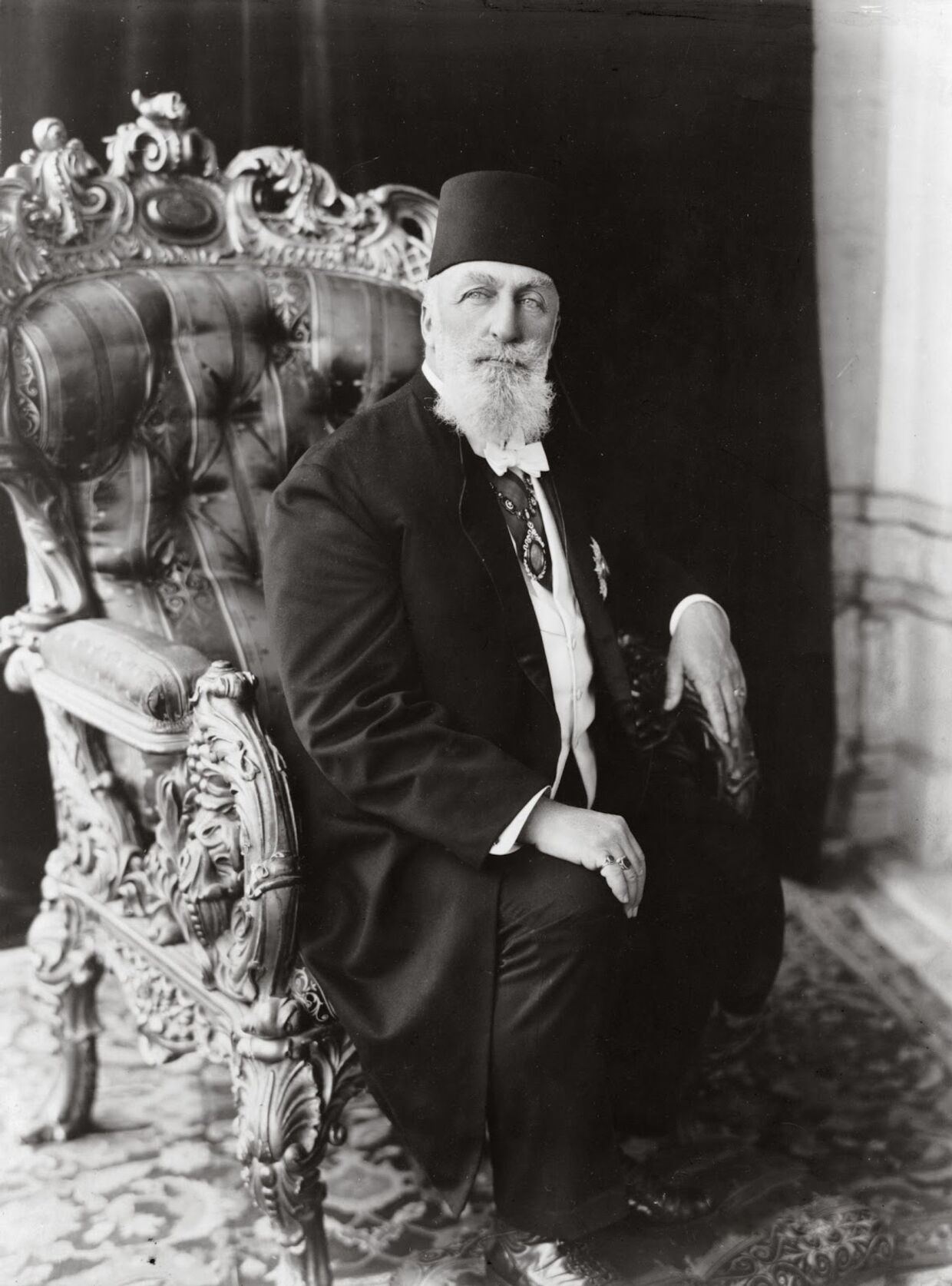 Портрет последнего халифа Абдюлмецида хана II в Османской империи