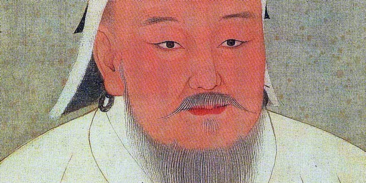 Портрет Чингисхана, XIV век