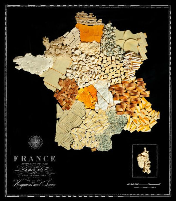 Проект Food Maps. Карта Франции