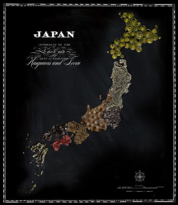Проект Food Maps. Карта Японии