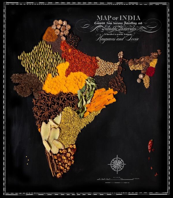 Проект Food Maps. Карта Индии