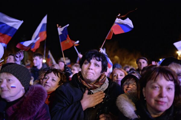 В Севастополе после голосования на референдуме о статусе Крыма. Фото с места событий В Севастополе после голосования на референдуме о статусе Крыма. Фото с места событий