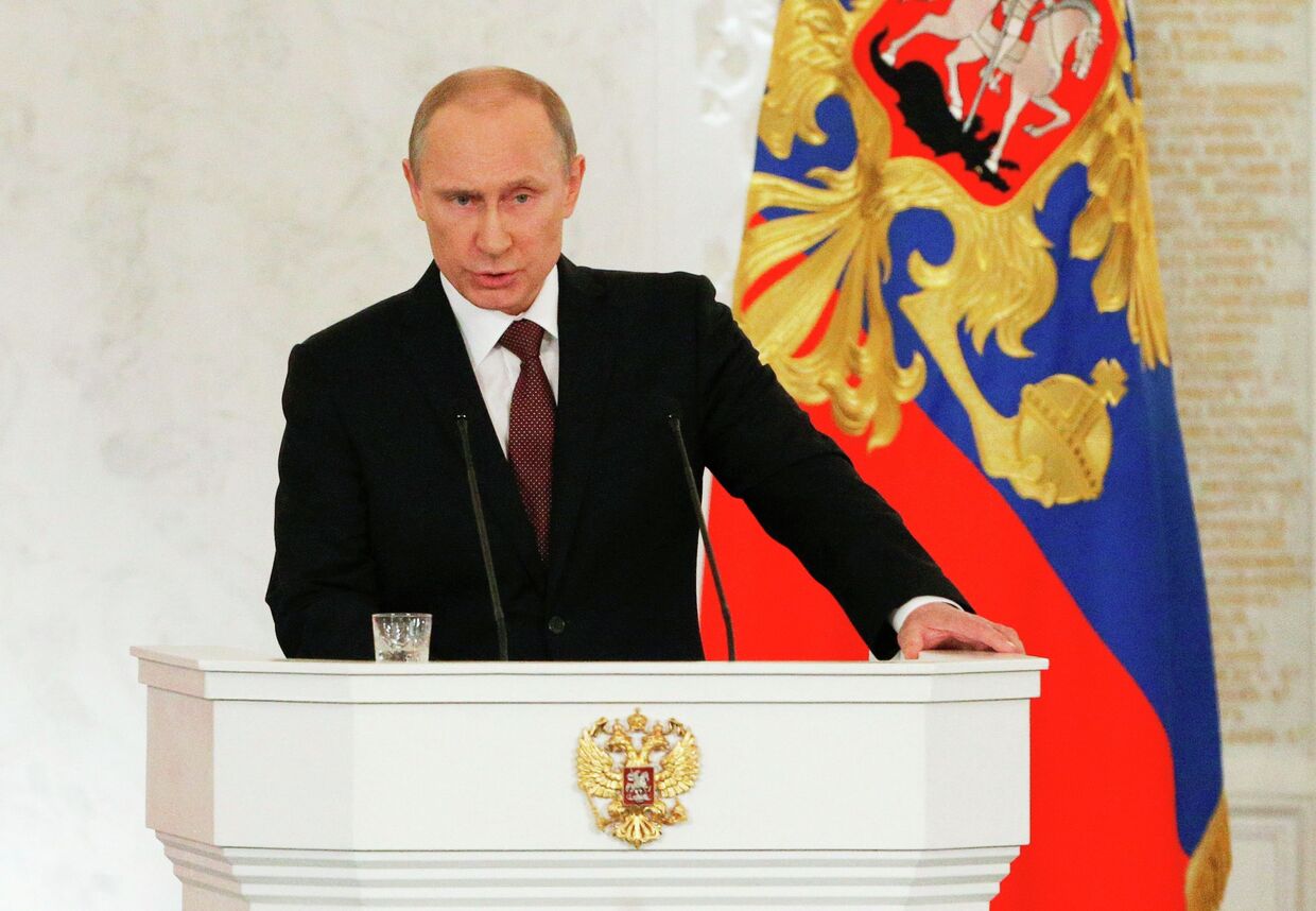 Выступление Владимира Путина по вопросу принятия Крыма в состав России