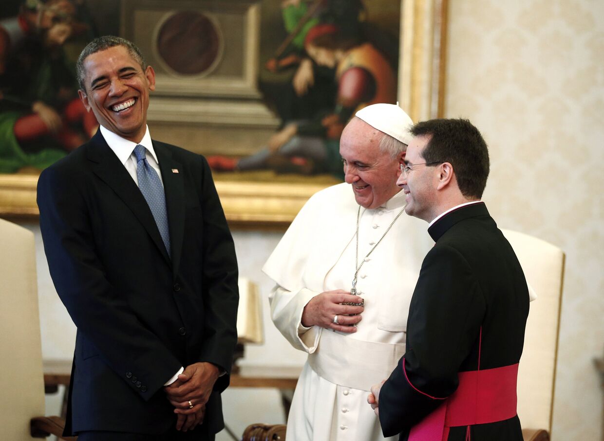 Встреча Барака Обамы с папой Франциском в Ватикане