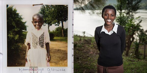 Глориос, ребенком пережившая геноцид в Руанде