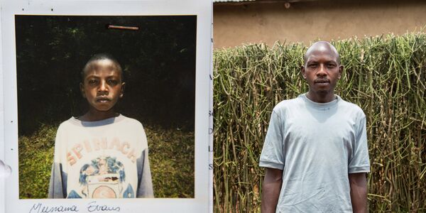 Эванс, ребенком переживший геноцид в Руанде