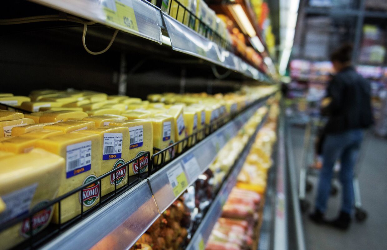 Продажа украинской молочной продукции в регионах России