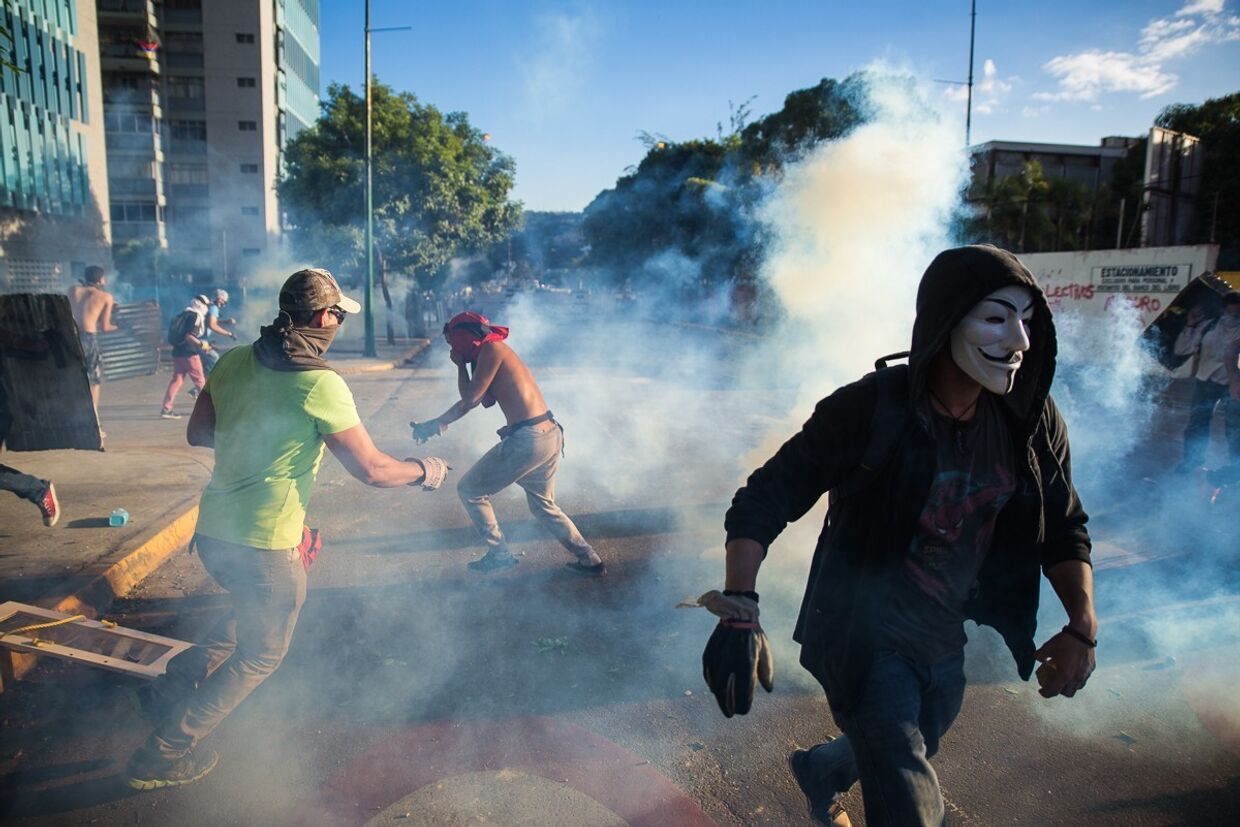 Протесты в Каракасе