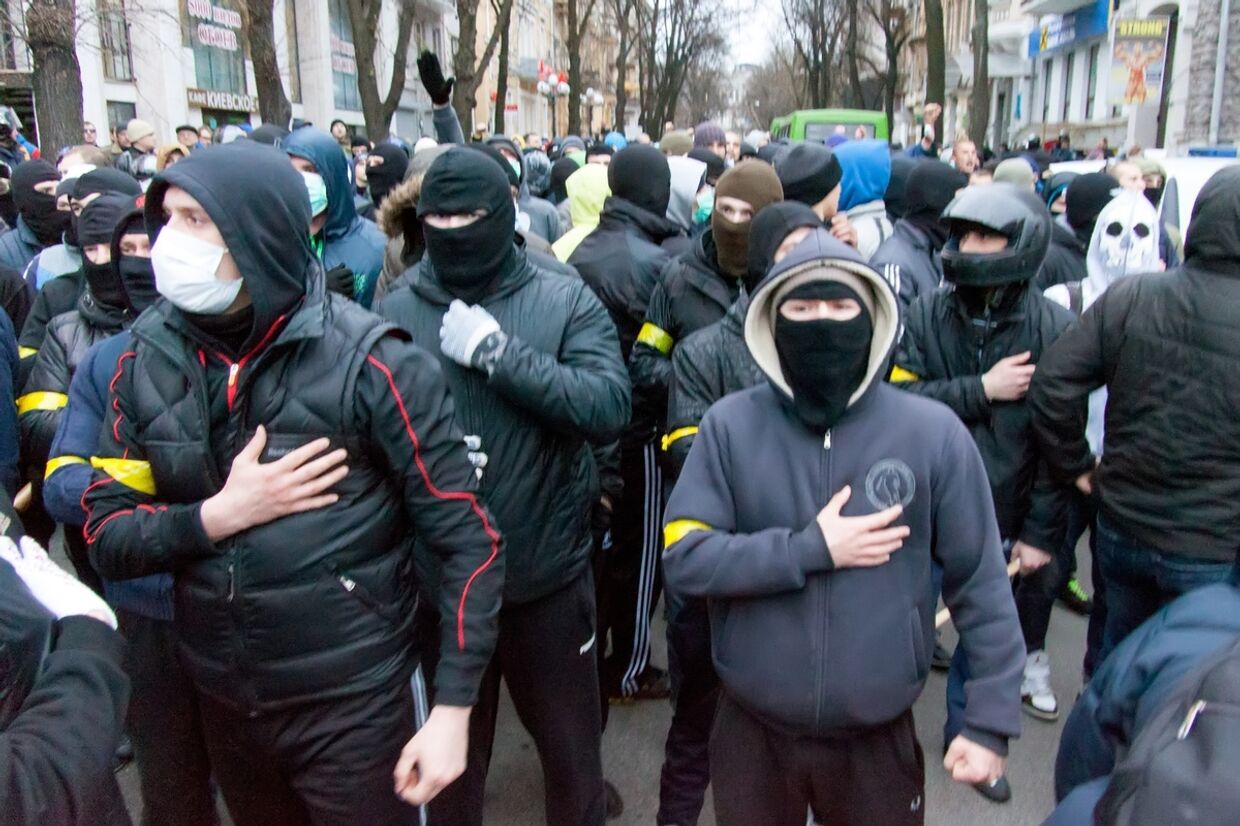 Проукраинский митинг в Харькове