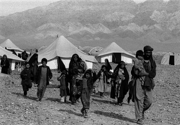 Лагерь для беженцев из Афганистана. Фотография Захры Каземи
