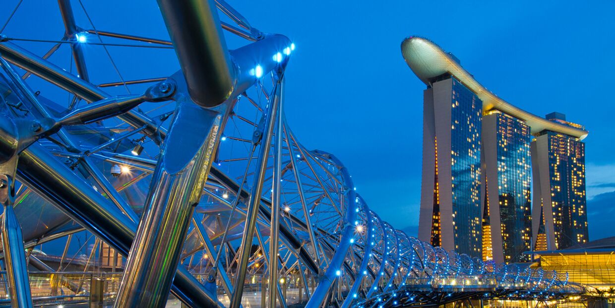 Мост Хеликс в Сингапуре