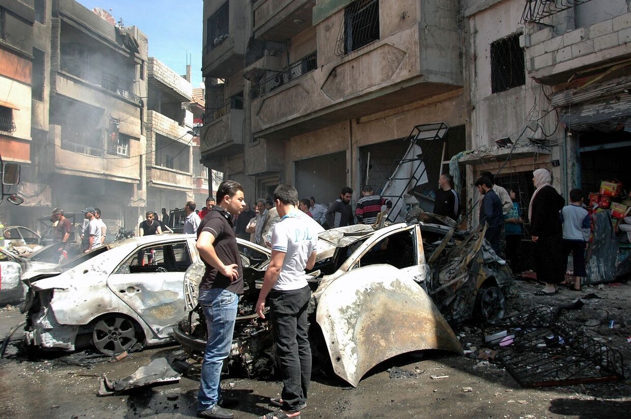 Взрывы в городе Хомс, Сирия