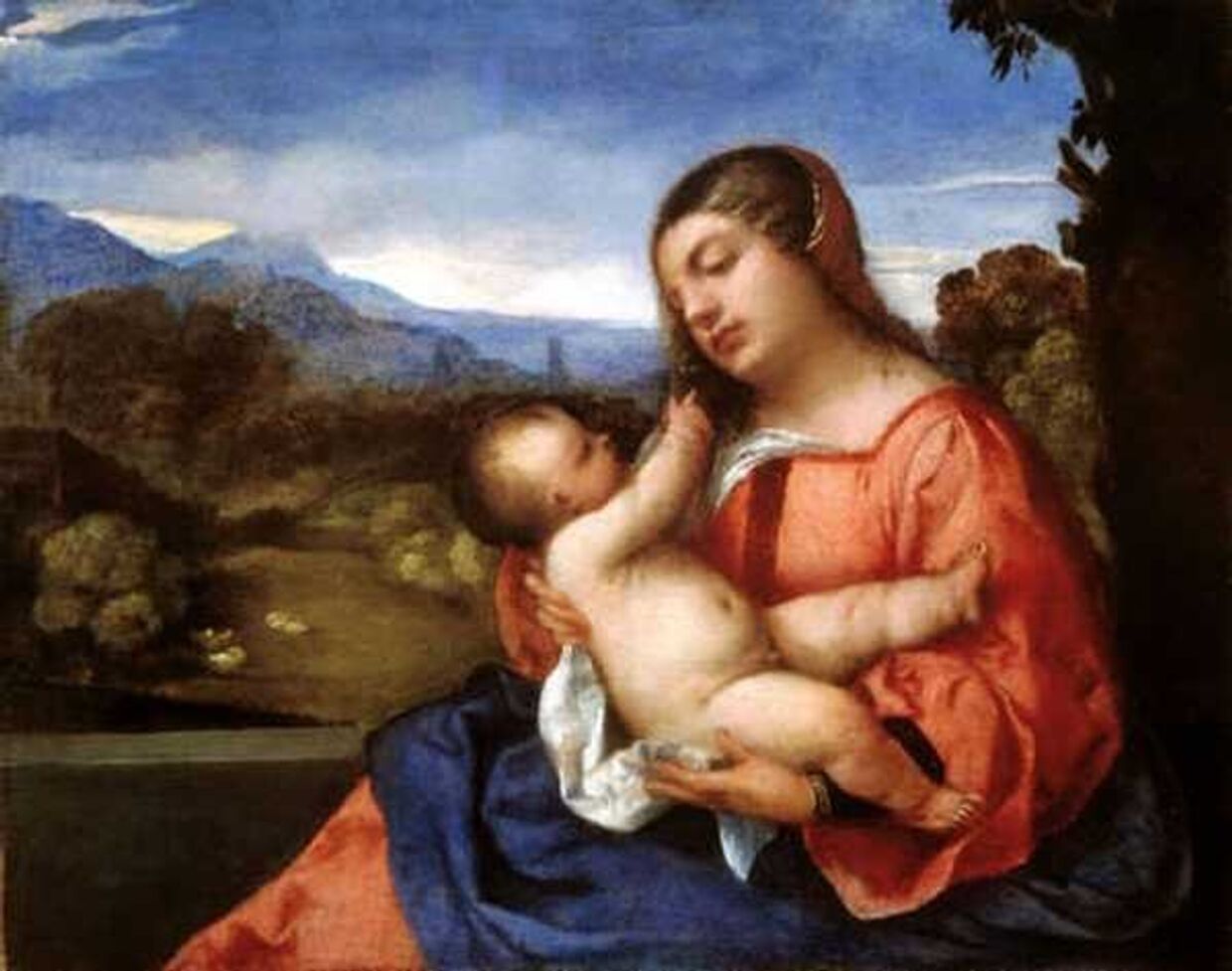 Тициан Мадонна с младенцем, 1507