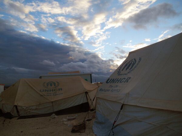 Лагерь сирийских беженцев Заатари 