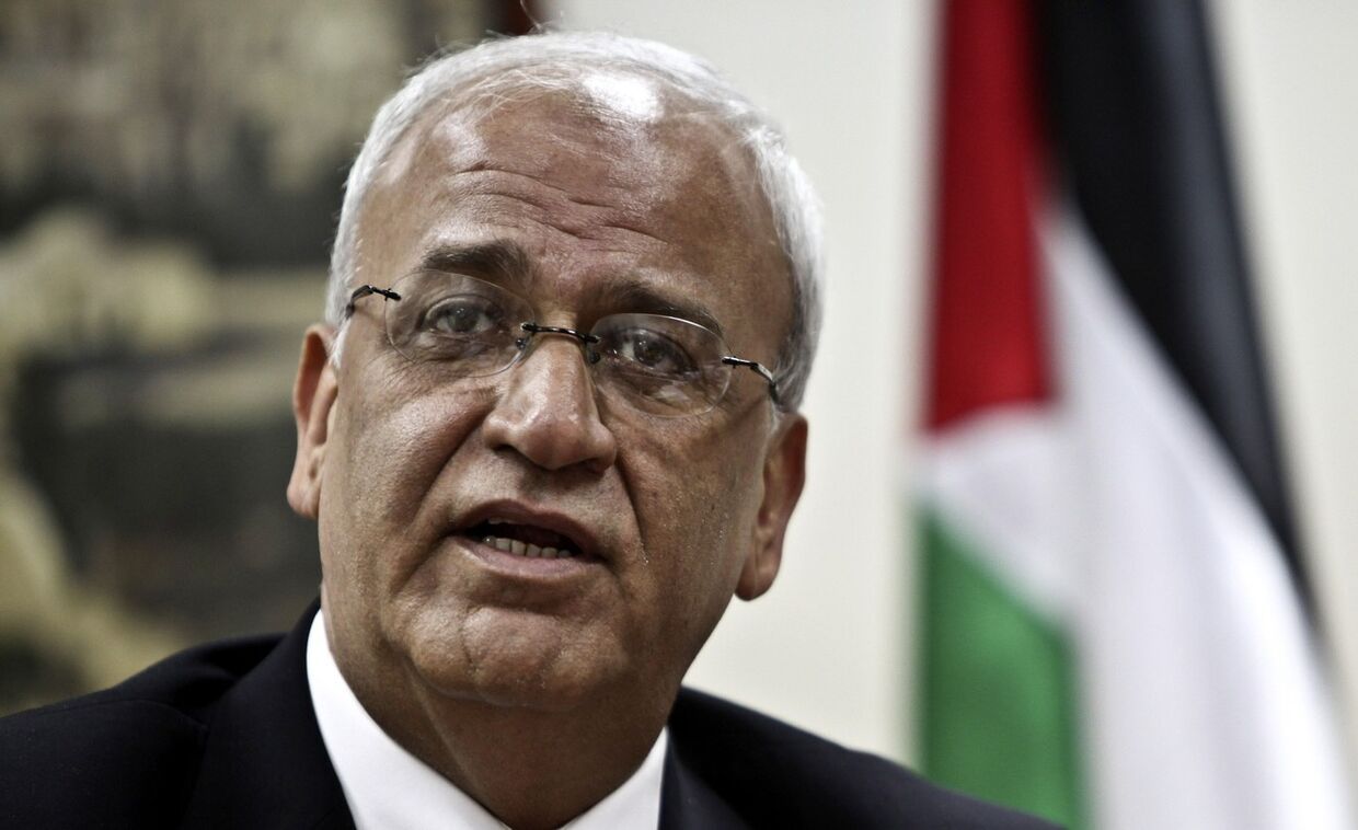 Глава палестинского представительства на переговорах с Израилем Саиб Арекат