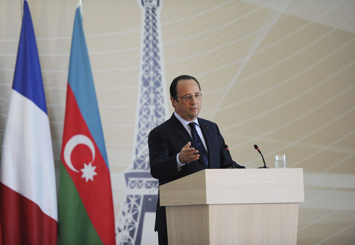 Визит Франсуа Олланда в Азербайджан