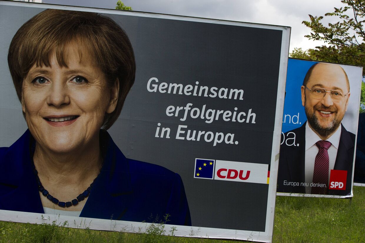Предвыборные плакаты в Берлине