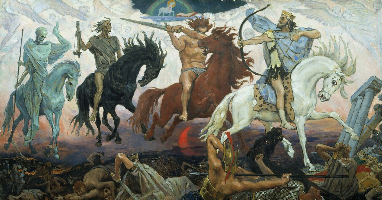 В.М. Васнецов «Воины Апокалипсиса», 1887