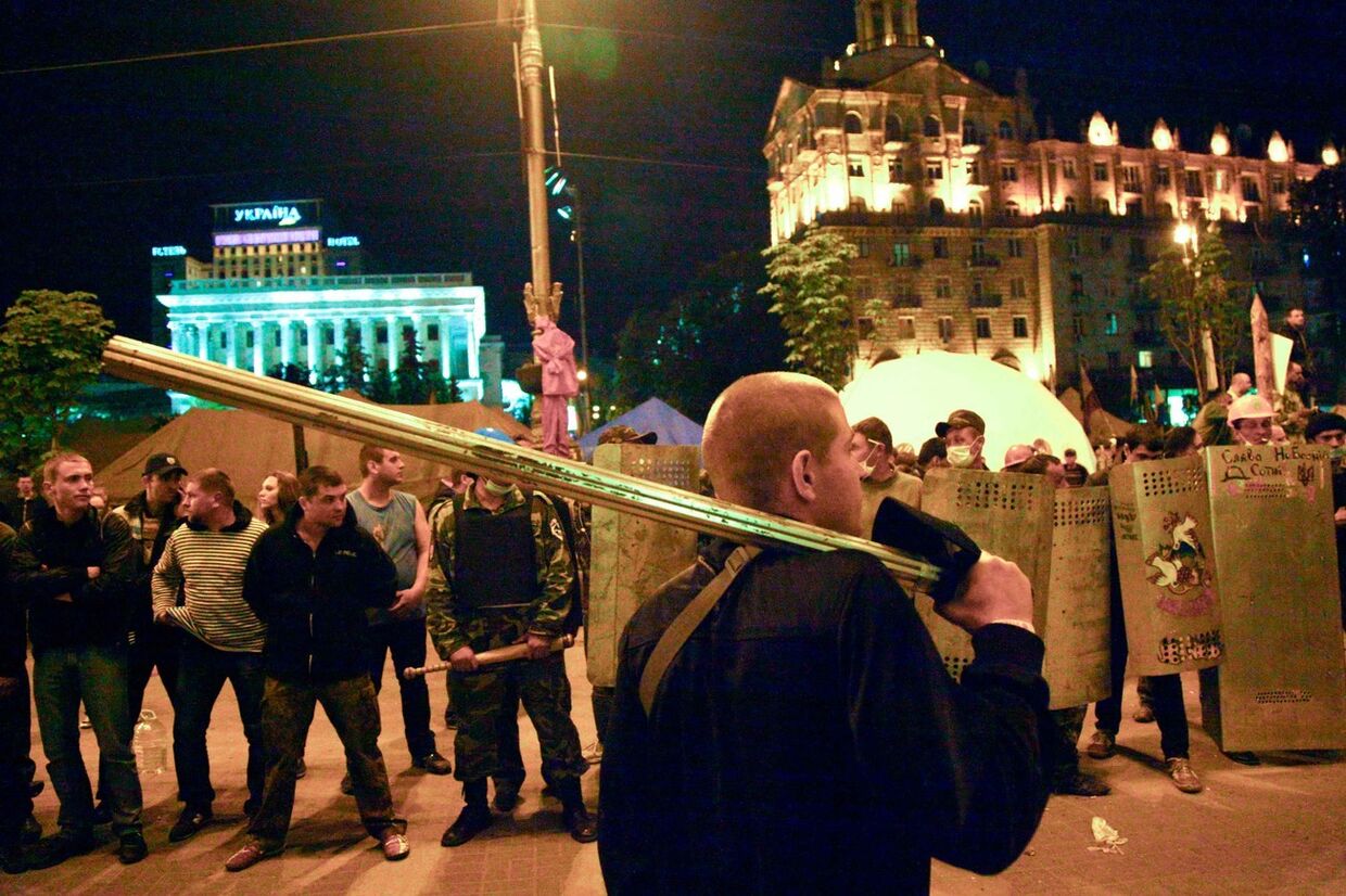 Активисты на Майдане