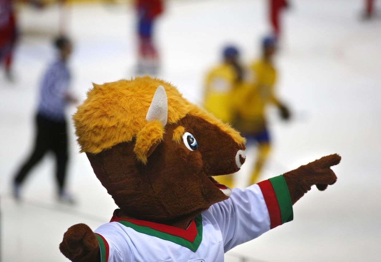 Маскот Чемпионата мира по хоккею, проходящего в Минске