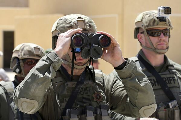 Американские солдаты на 6-х ежегодных соревнованиях военных подразделений под эгидой короля Иордании Абдаллы II