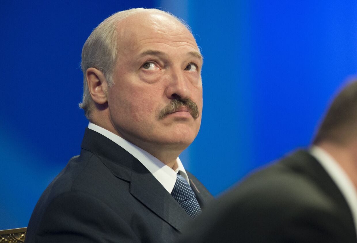 Президент Белоруссии Александр Лукашенко во время заседания Высшего Евразийского экономического совета