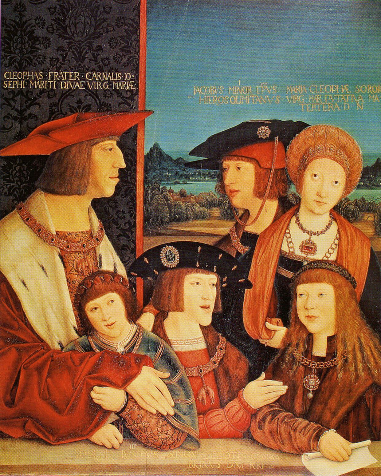 Бернхард Штригель. Портрет императора Максимилиана и его семьи, первая четверть XVI века