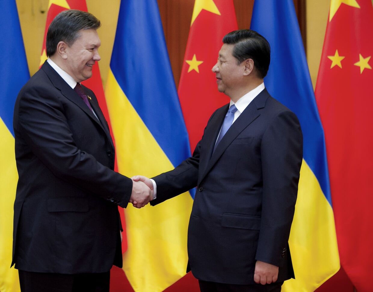 Встреча Виктора Януковича и Си Цзиньпина