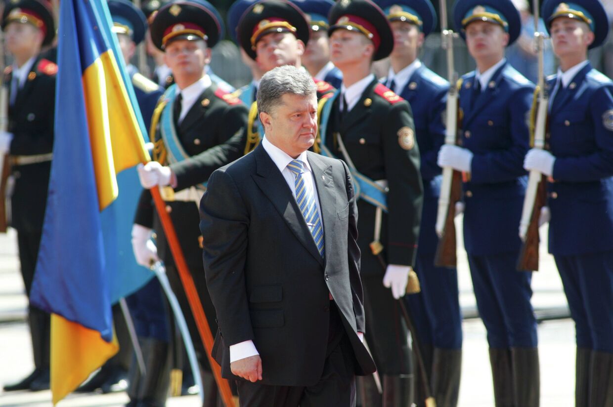 Инаугурация Петра Порошенко в Киеве