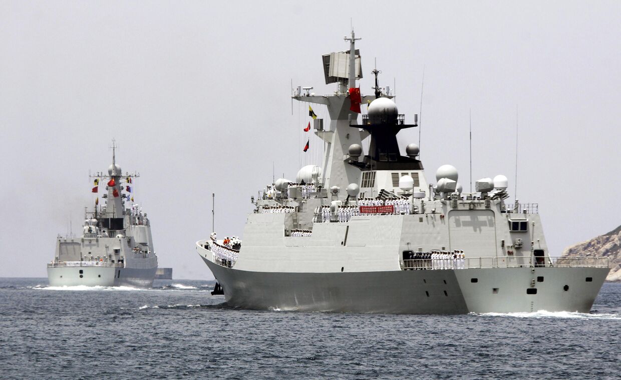 Китайские корабли «Хайкоу» и «Юэян» отправляются на учения RIMPAC