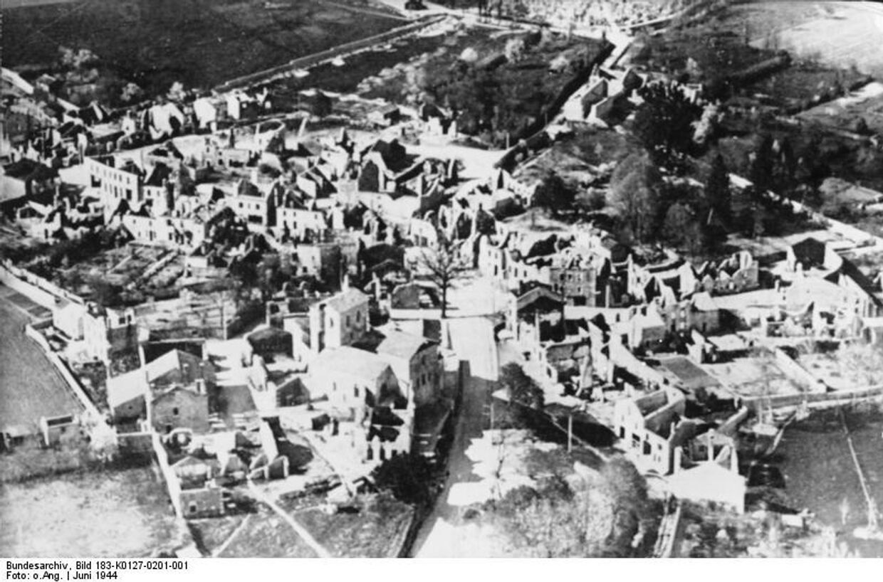 Французский поселок Орадур-сюр-Глан, уничтоженный немецкими солдатами в годы Второй мировой войны