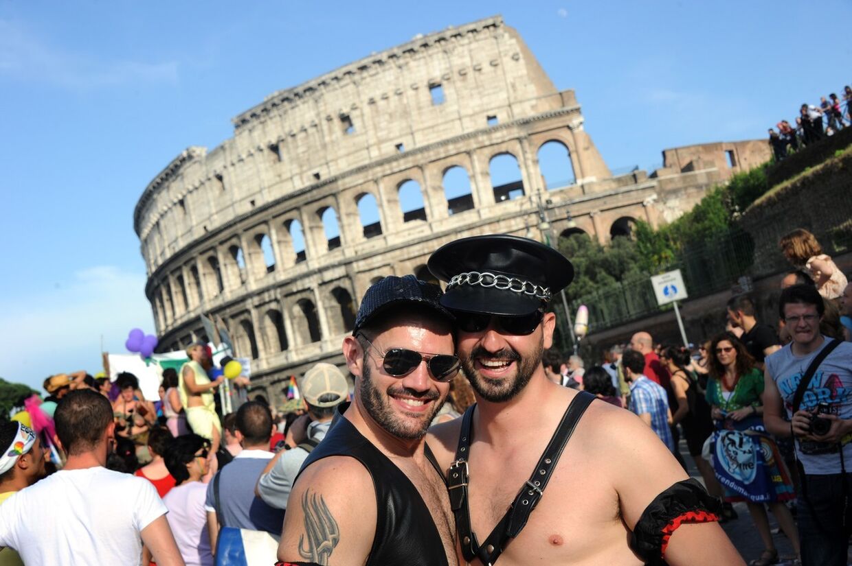 Гей-парад в Риме