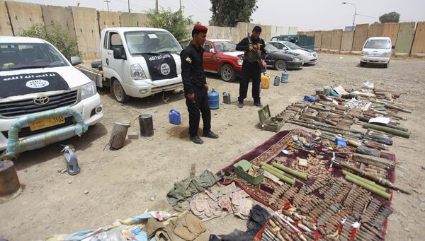 Оружие, конфискованное у организации «Исламское государство Ирака и Леванта»