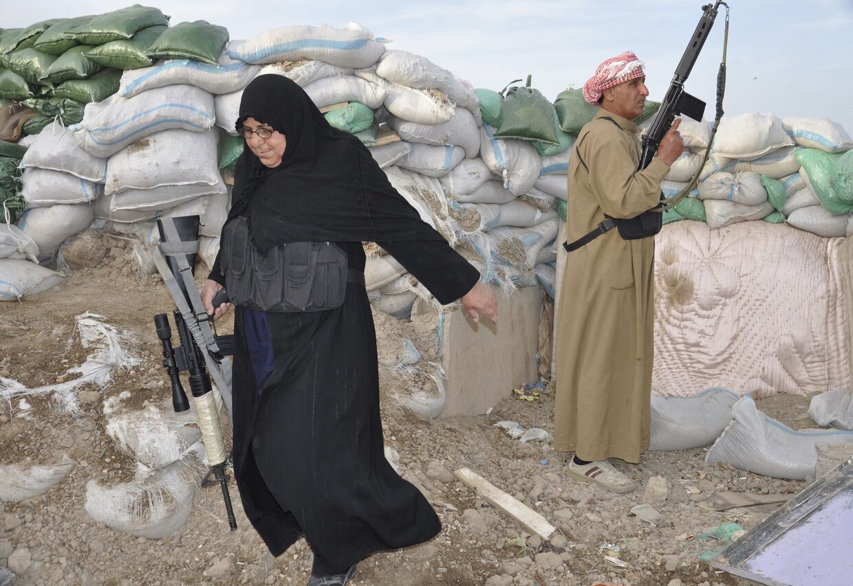 Добровольцы участвуют в столкновениях с организацией «Исламское государство Ирака и Шама»