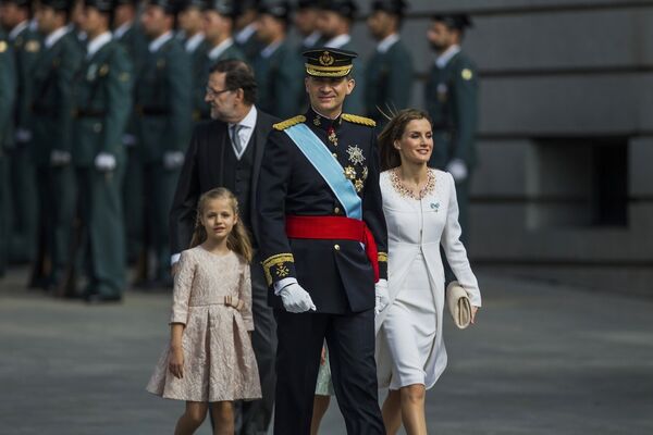 Церемония приведения к присяге нового короля Испании Фелипе VI