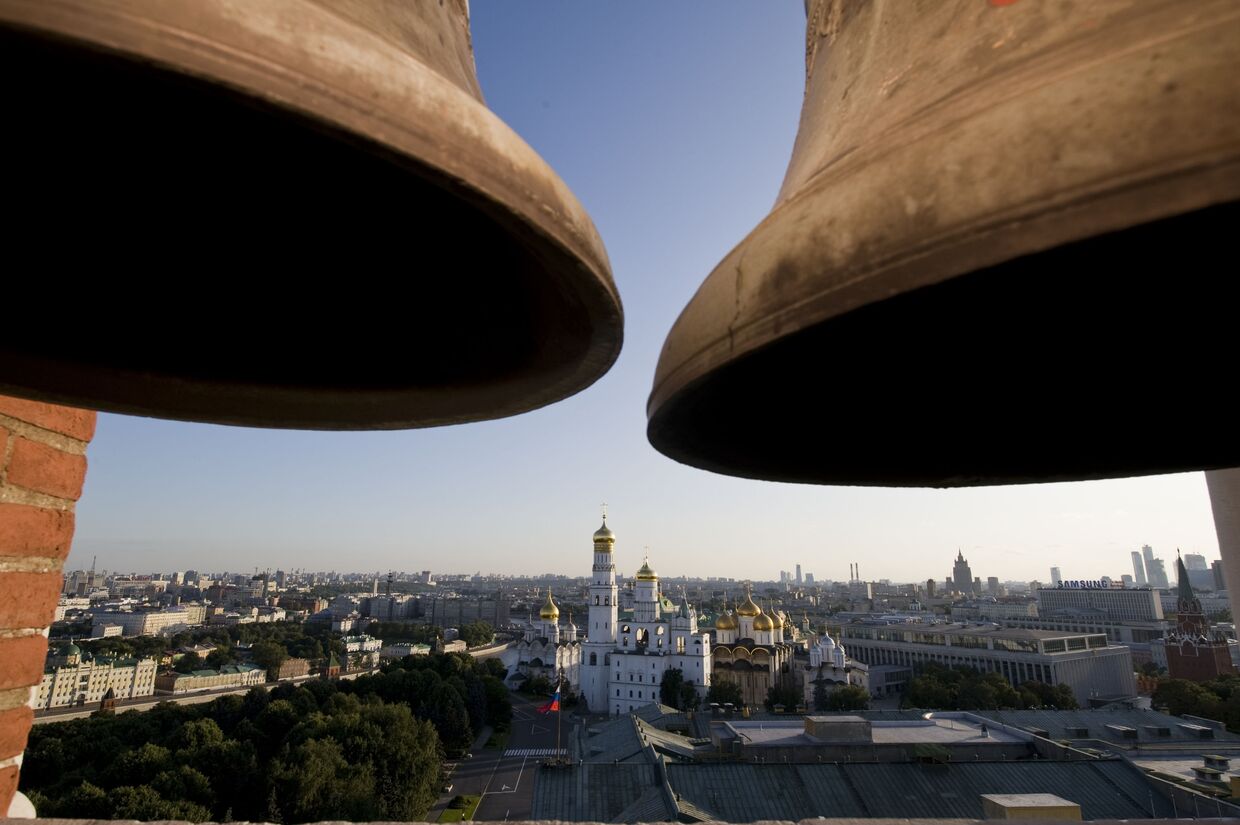 Вид на Москву со Спасской Башни