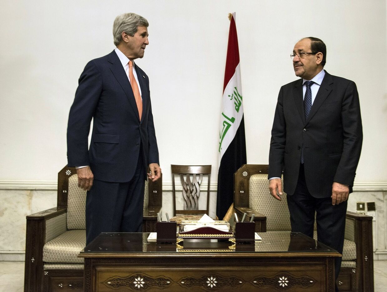 Джон Керри и премьер-министр Ирака Нури Аль-Малики