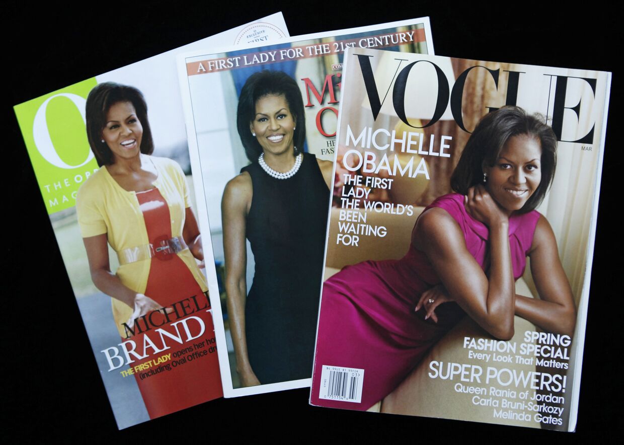 Мишель Обама на обложках журналов