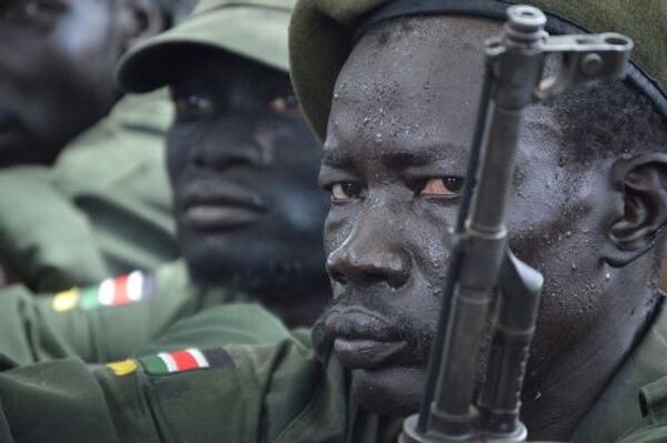Солдаты Демократической армии Южного Судана 