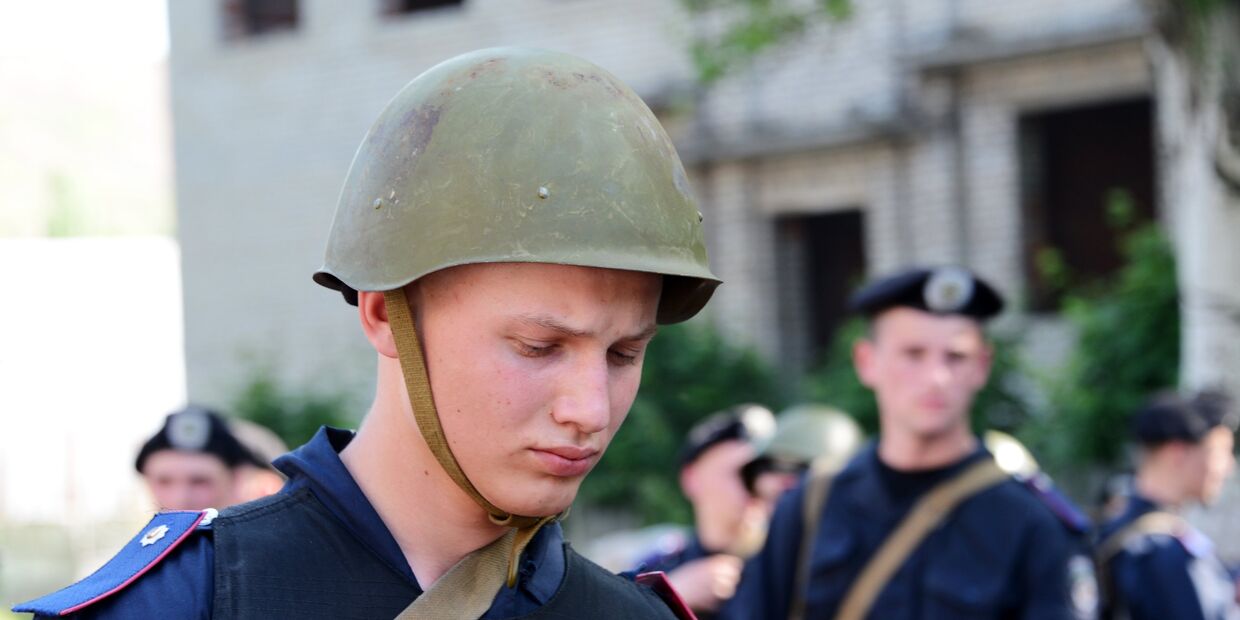 Военнослужащие национальной гвардии Украины