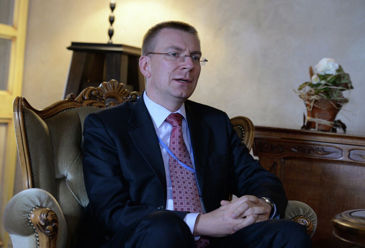Министр иностранных дел Латвии Эдгар Ринкевич. Архивное фото