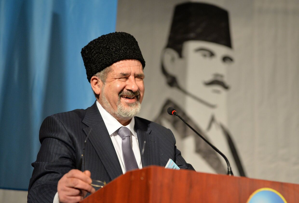 Глава Меджлиса крымско-татарского народа Рефат Чубаров 