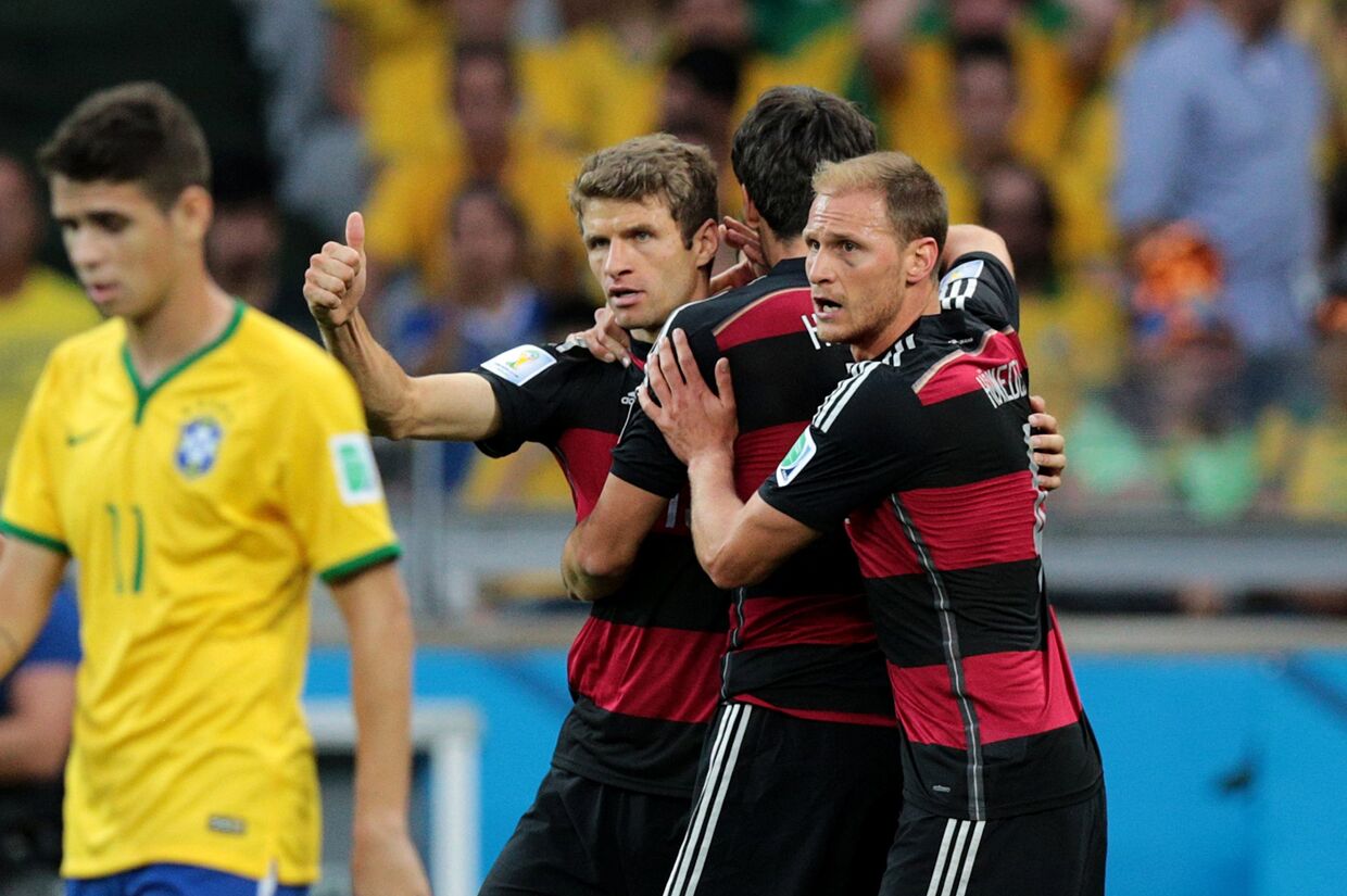Футбол. Чемпионат мира - 2014. Матч Бразилия - Германия
