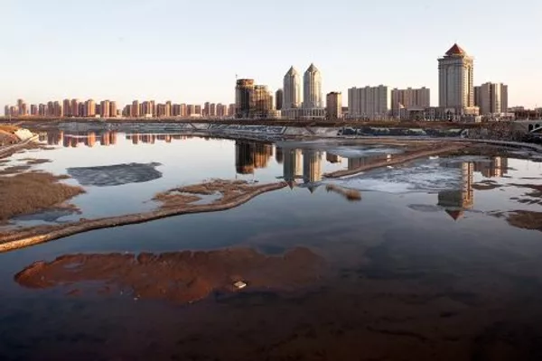 Город-призрак Канбаши во Внутренней Монголии