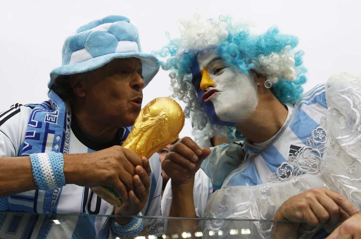 Болельщики из Аргентины на Чемпионате мира по футболу в Бразилии