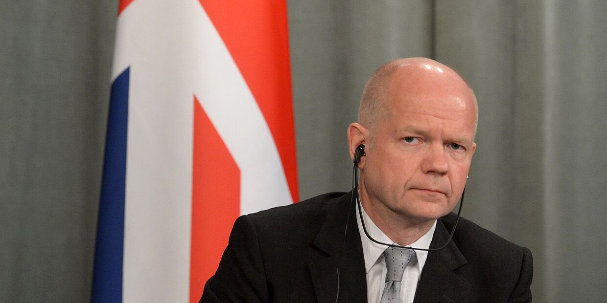 Министр иностранных дел Великобритании Уильям Хейг Министр иностранных дел Великобритании Уильям Хейг