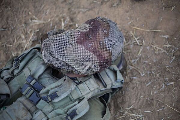 Спящий израильский солдат