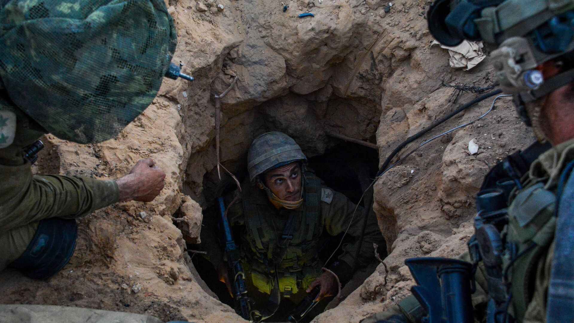 Десантники бригады ЦАХАЛа в секторе Газа ликвидируют туннели ХАМАСА - ИноСМИ, 1920, 10.10.2023
