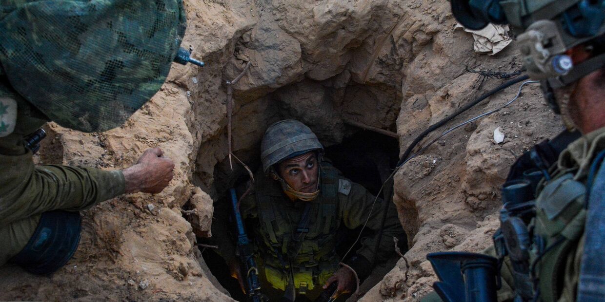 Десантники бригады ЦАХАЛа в секторе Газа ликвидируют туннели ХАМАСА